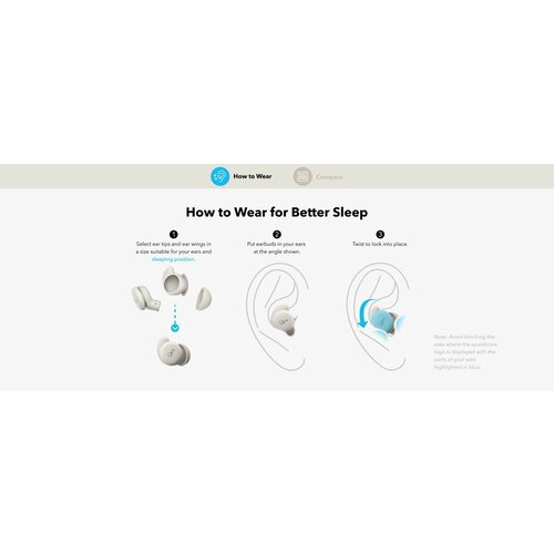 Наушники Anker Sleep Soundcore Sleep A20 звукоизолированные наушники для сна время воспроизведения 80H потоковая передача контента через Bluetooth 53 монитор сна персональный будильник 12567₽