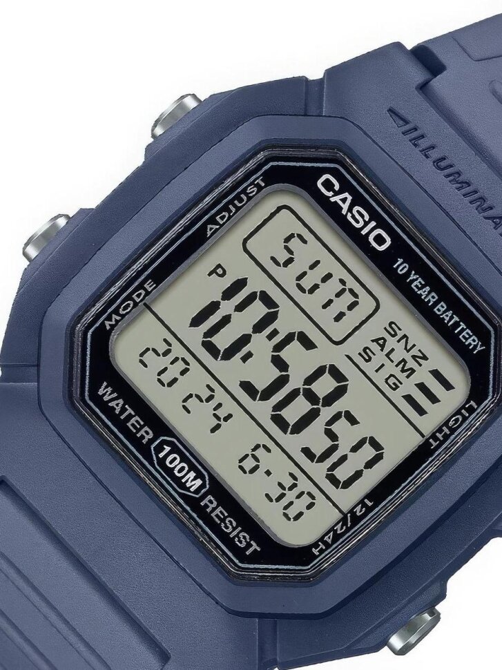 Наручные часы CASIO Collection Men, синий/черный — фото 1