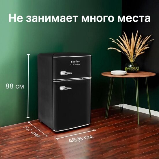 Обзор: Холодильник Tesler RT-97 BLACK