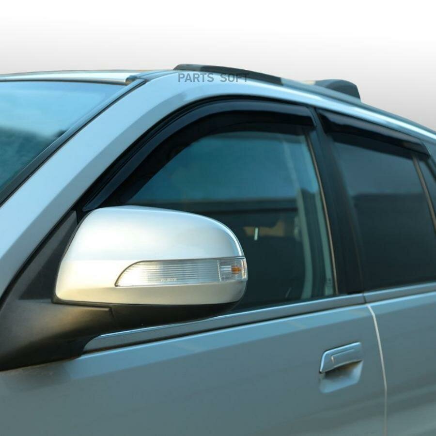 Дефлекторы на окна Voron Glass CORSAR Great Wall Hover (H3, H5) 2005-н.в., комплект 4шт, - фото №1