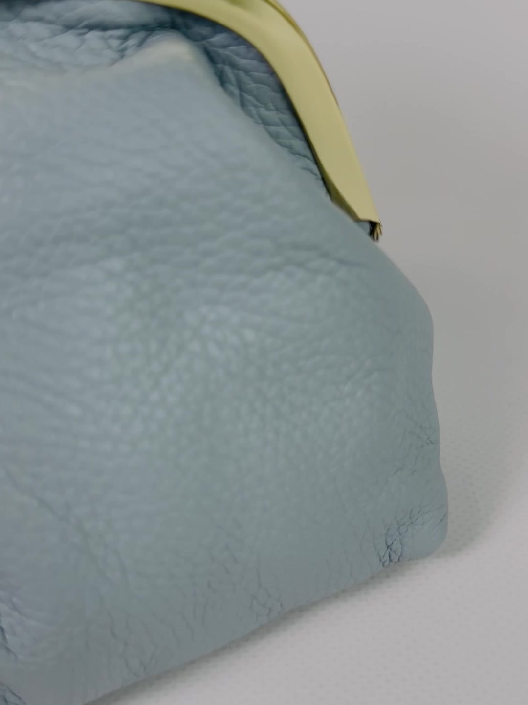 Сумка саквояж Vera Pelle Bella Donna Mini, фактура зернистая, голубой — фото 1