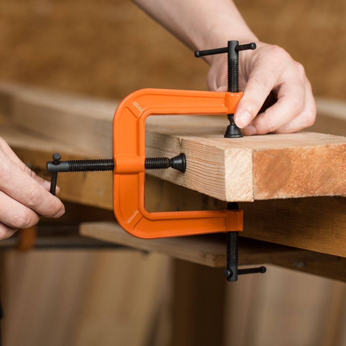 Струбцины Струбцина кромочная трех-осевая Pony Three Way Edging Clamp 3325