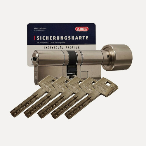 Изображение товара ABUS Цилиндровый механизм ABUS VELA.2000 MX (80)40/40 ключ/вертушка, никель