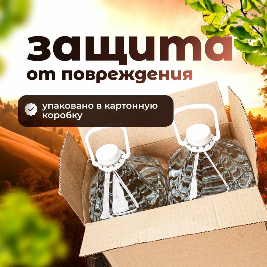 Дистиллированная вода 10л, 2шт по 5л для аккумулятора и отопления, утюга и отпаривателя — фото 1