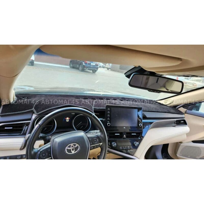 Накидка на панель Toyota Camry Тойота Камри V70 2017-2021г велюр