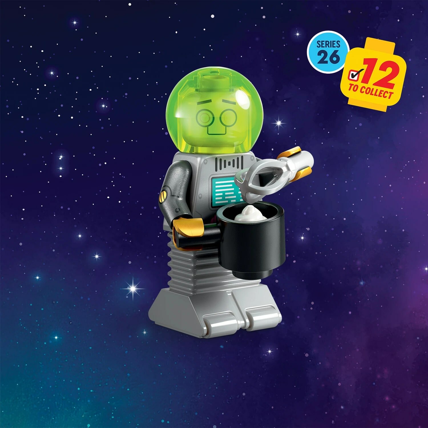 Минифигурка LEGO Робот Батлер, Series 26 71046