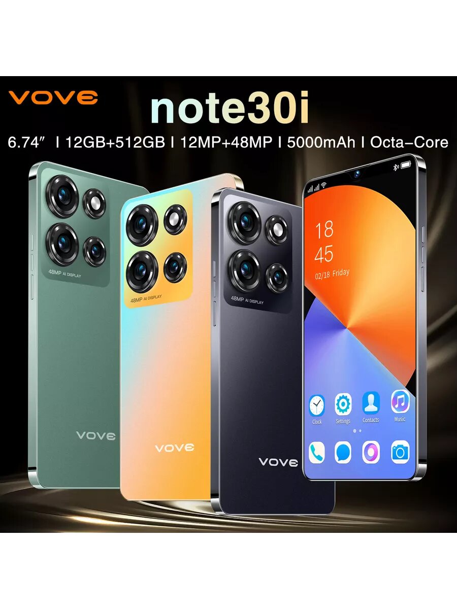 NOTE 30i Телефон андроид смартфон 12ГБ/512ГБ играть 5G — фото 1