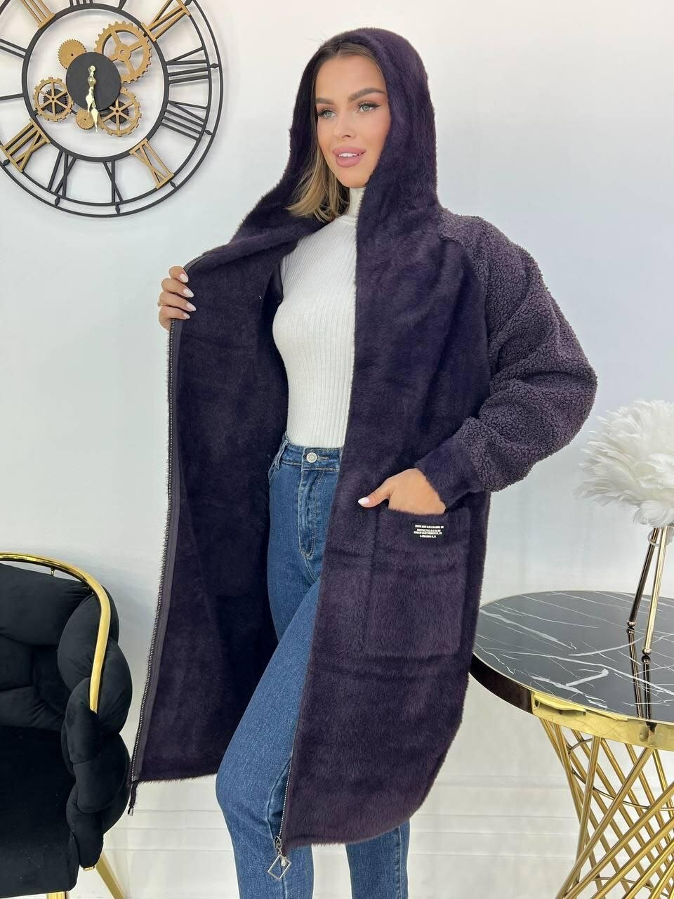 Кардиган  удлиненный весенний 50-54