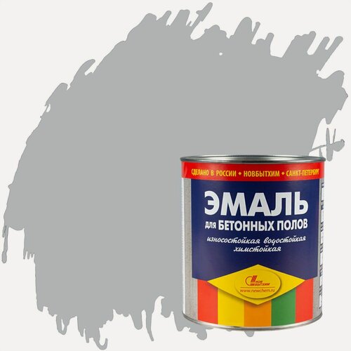 Изображение товара Эмаль для бетонных полов Новбытхим (1л) серый