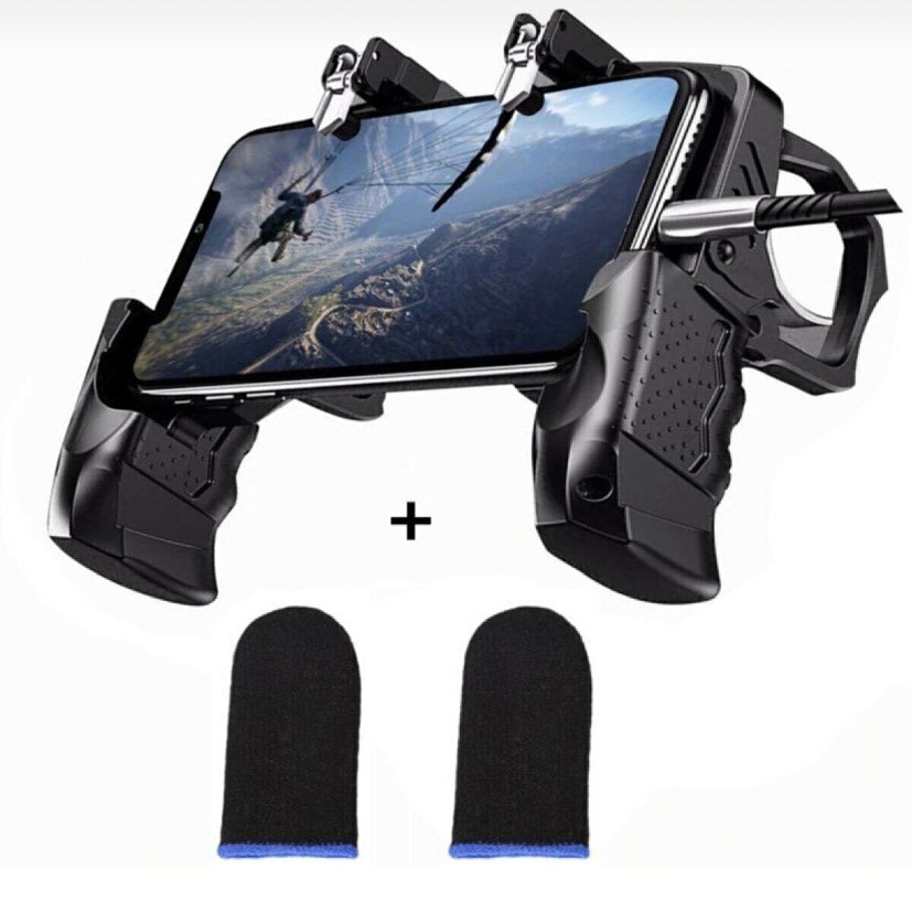 Игровой джойстик-триггер для PUBG, Free Fire, Standoff, геймпад для устройств iOS и Android — фото 1