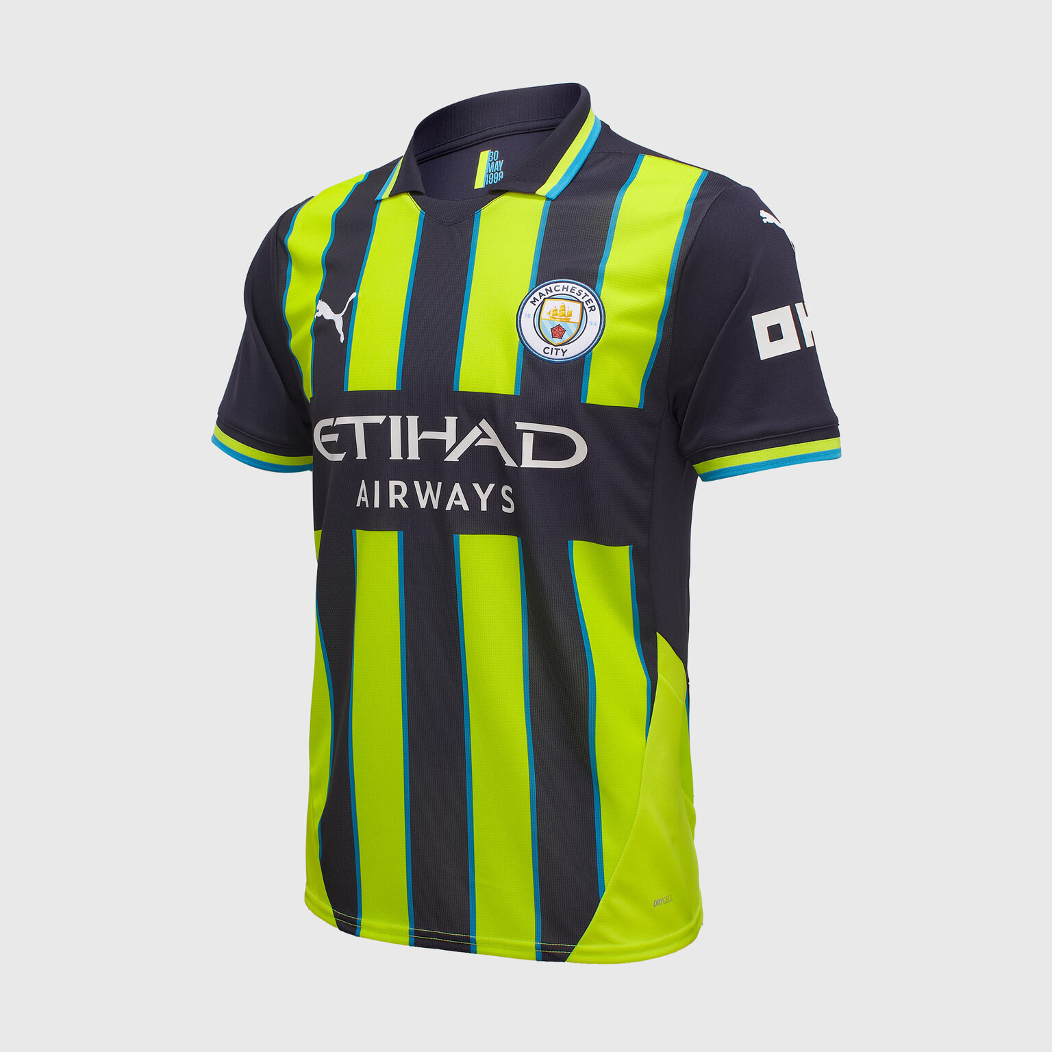 Футболка спортивная PUMA Manchester City, размер M, желтый/черный