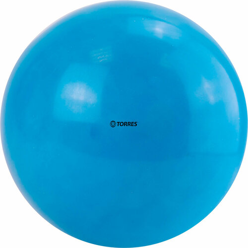 Мяч для художественной гимнастики TORRES AG-15-02, диаметр 15 см, небесный