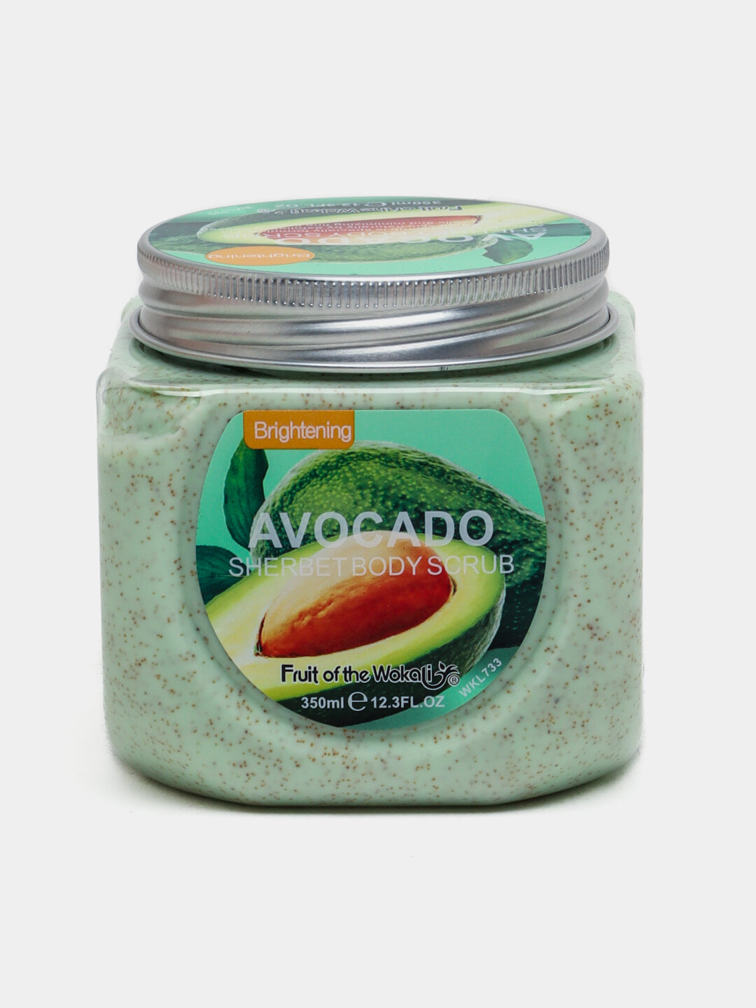 Скраб для тела Wokali "Sherbet Body Scrub", очищающий, для лица и тела, 500мл