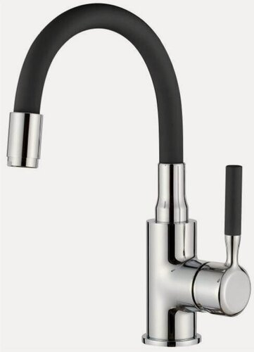 Изображение товара Смеситель для умывальника с силиконовым изливом Ledeme L1399-2