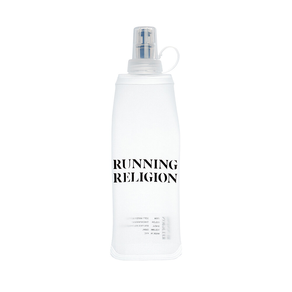 Бутылка Running Religion "SOFT BOTTLE BPA FREE (2шт)", прозрачная, объем 250 мл, из безопасного полиуретана