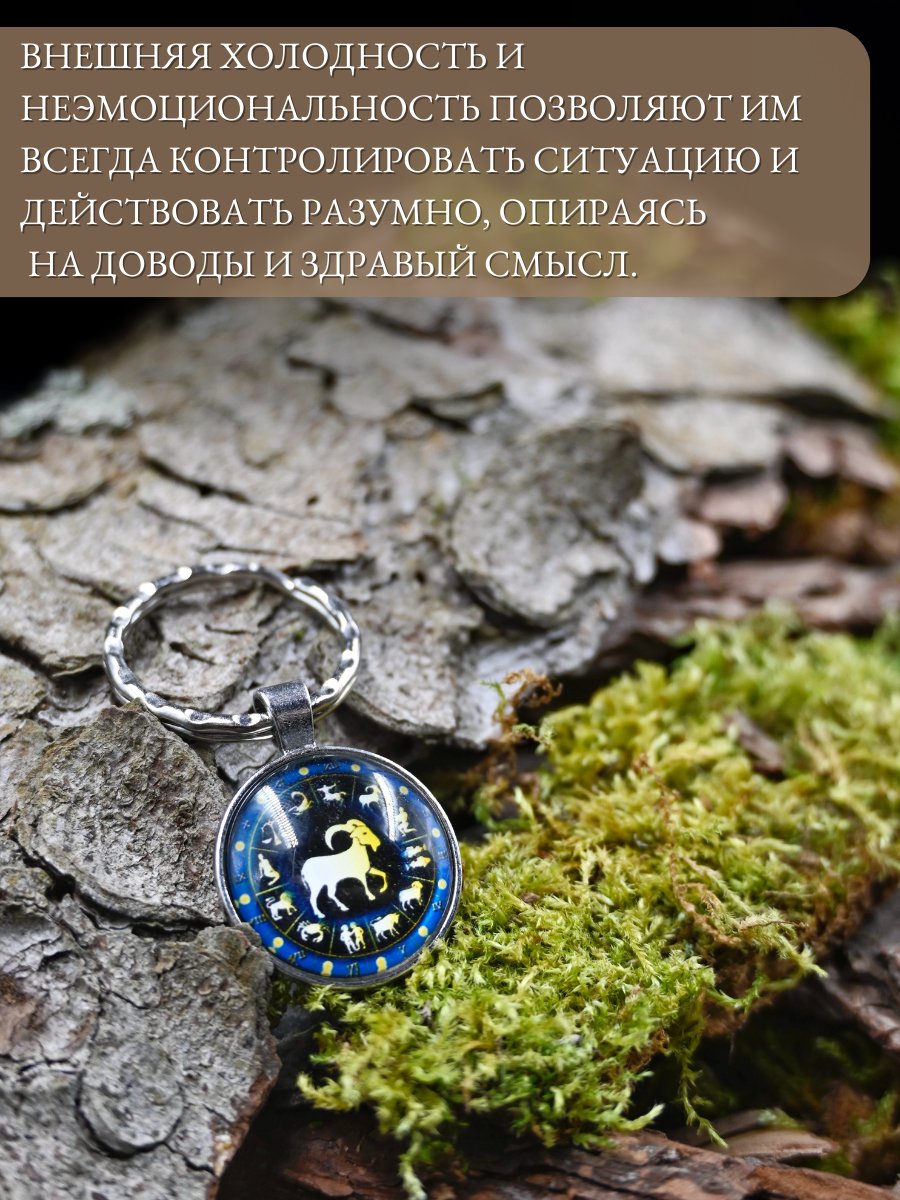 Брелок-талисман для знака зодиака Козерог для поддержки и защиты — фото 1