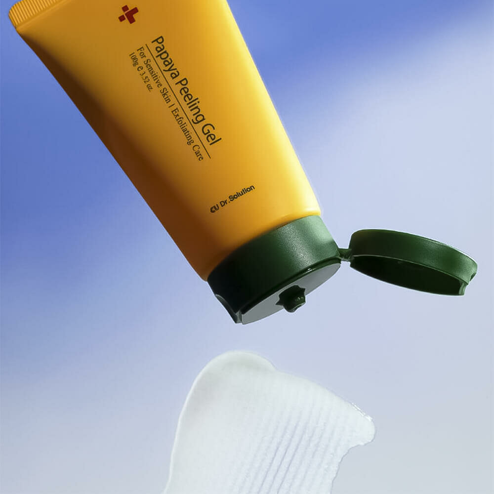 Энзимный пилинг-гель с PHA-кислотой Cu skin Dr.Solution Papaya Peeling Gel — фото 1