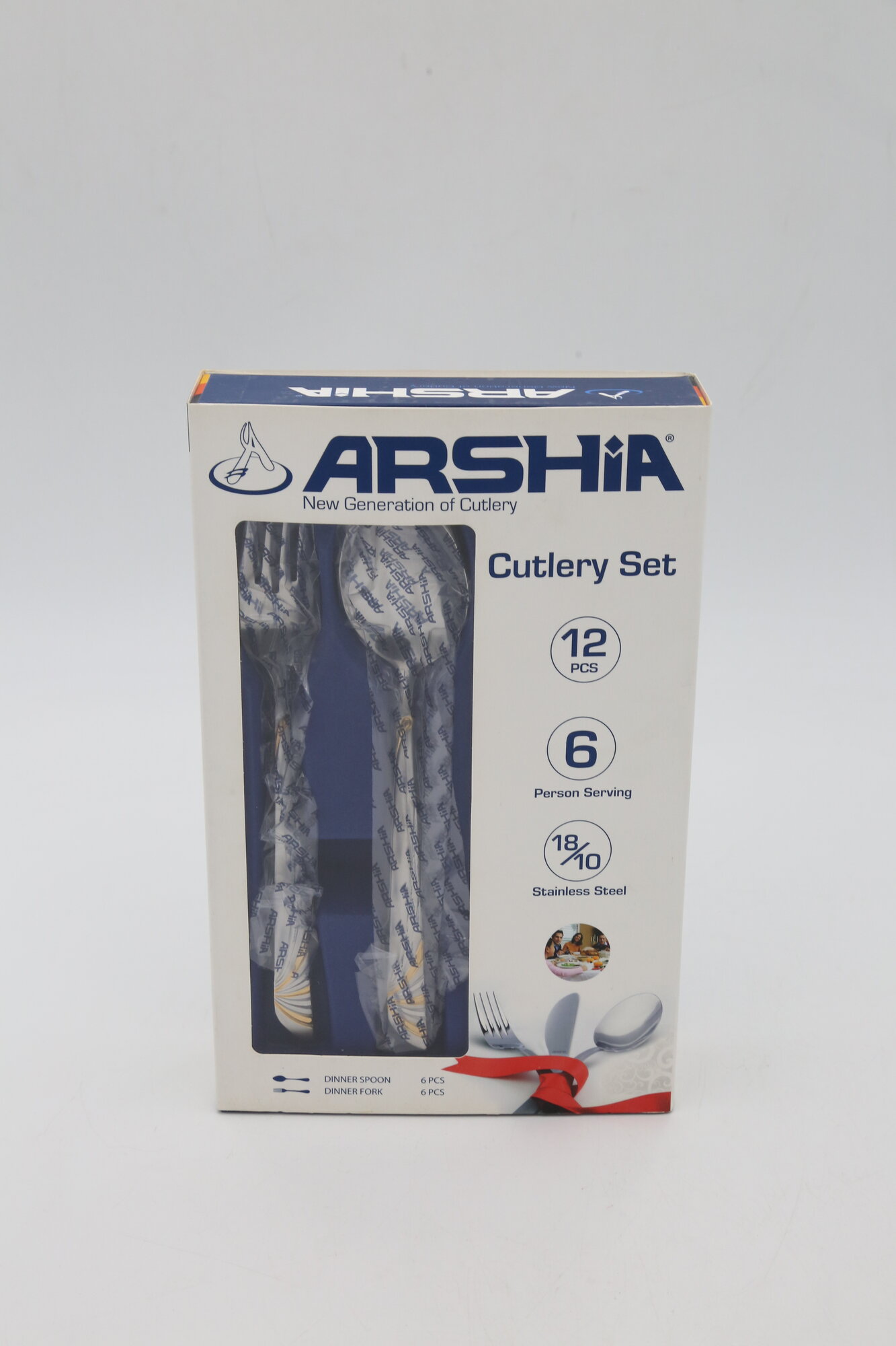 Набор столовых приборов из коррозионностойкой стали ARSHIA TM064GS-2129 12пр 1х20