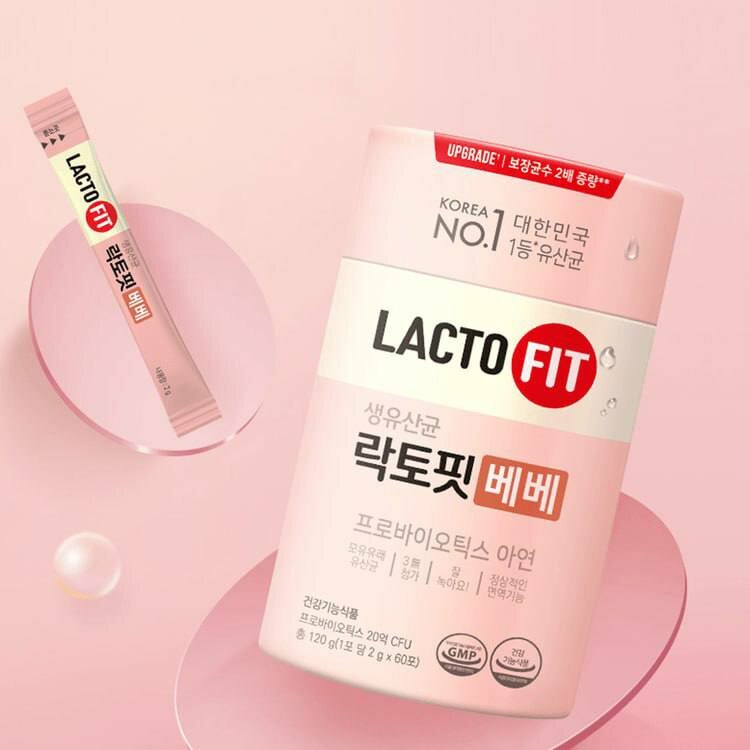 LACTO-FIT Bebe — пробиотики №1 в Корее, 120гр, 60шт.