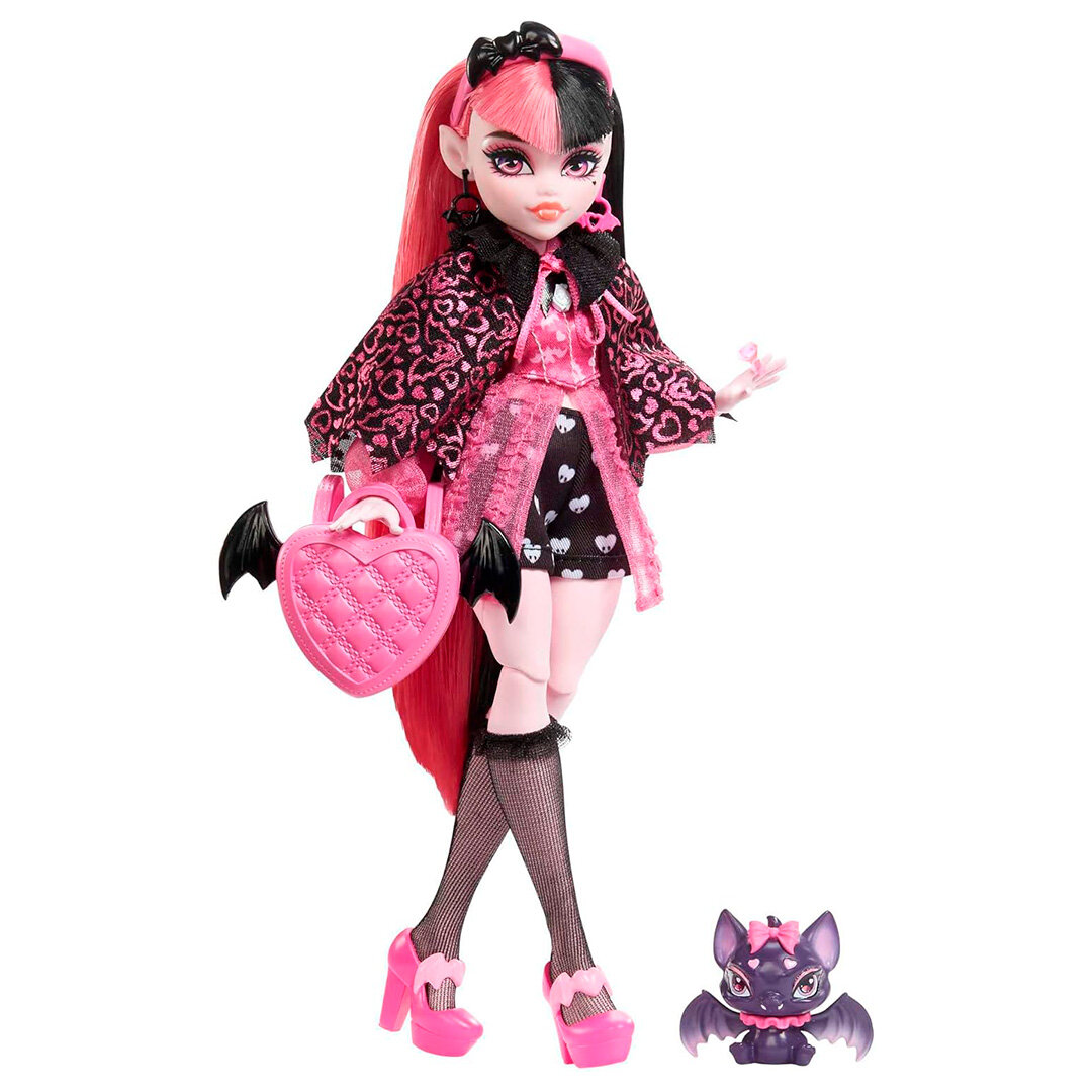 Кукла Monster High Draculaura, серия G3, аксессуары, гибкая, от 3 лет