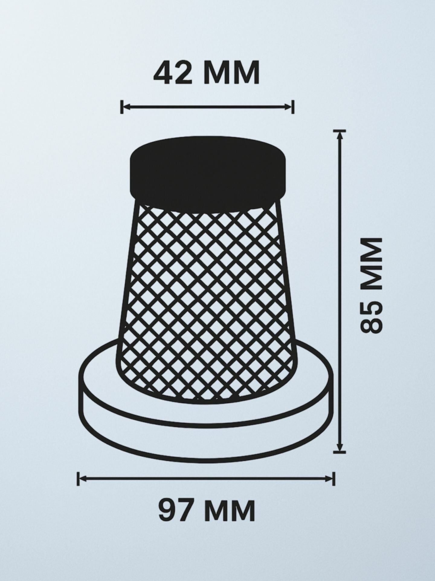 Фильтр HEPA для пылесоса Deerma DX888 BRUNER сменный (MPVC-DX88) — фото 1