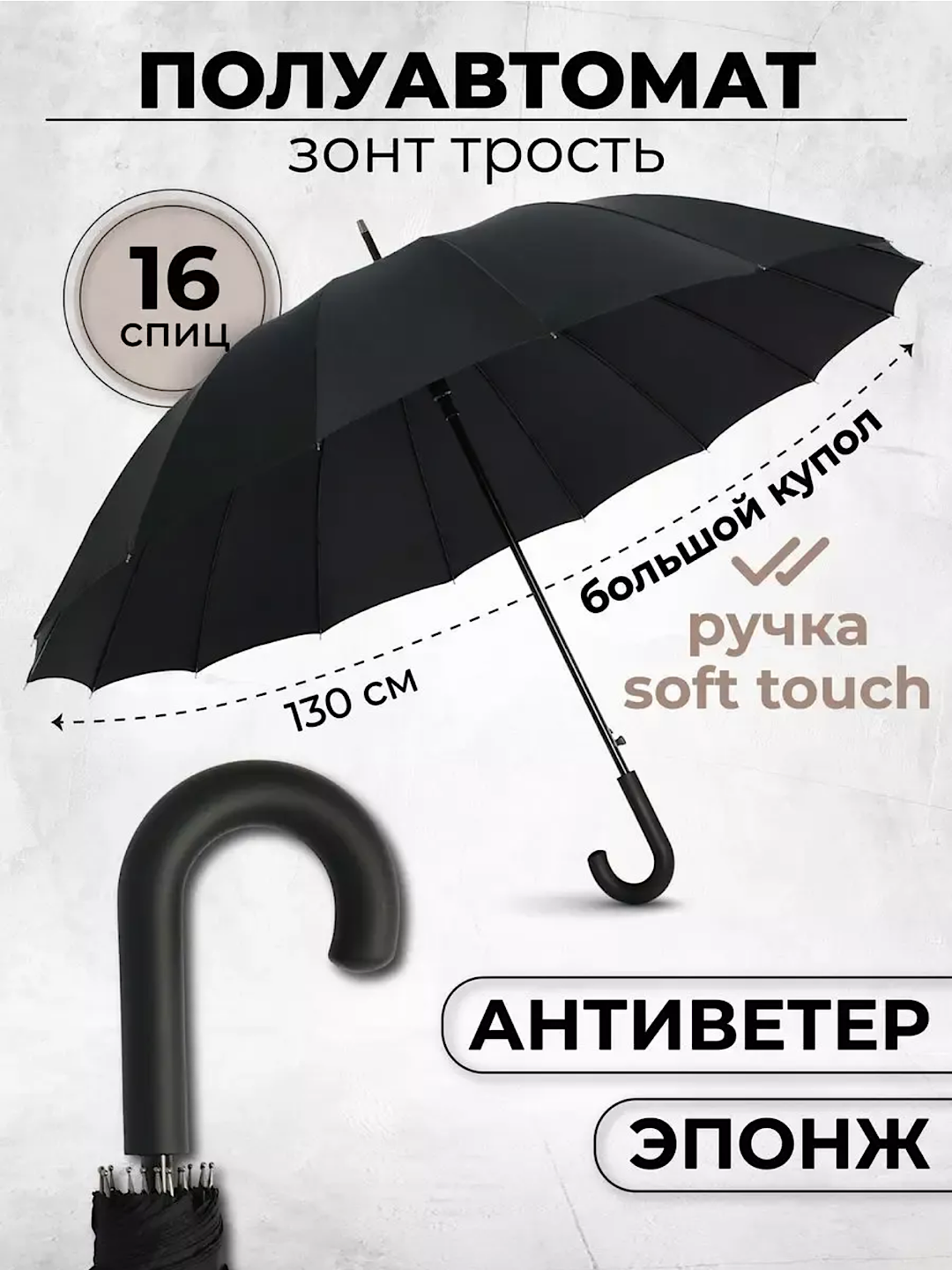 Зонт-трость