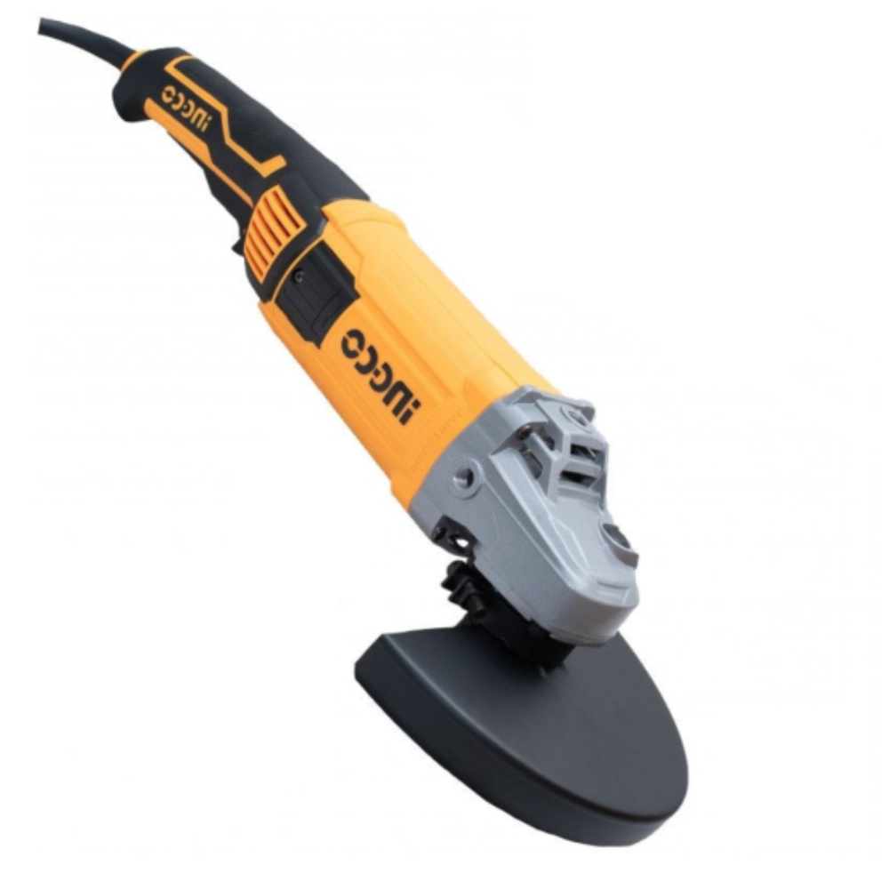 Болгарка INGCO AG220018, промышленная, 2200Вт, 6600об/мин, 230мм
