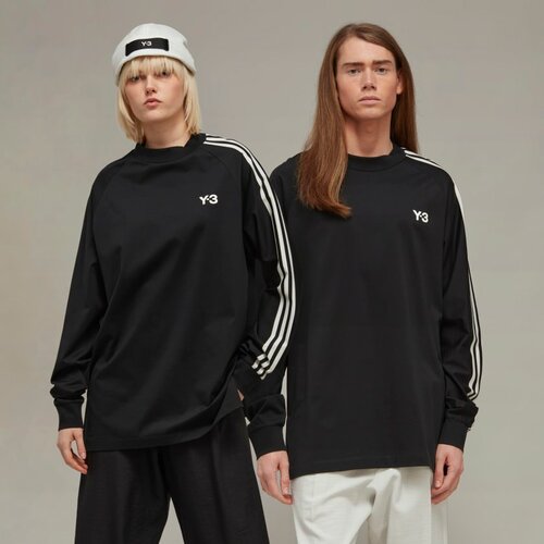 Лонгслив Y-3 ADIDAS, размер S, черный