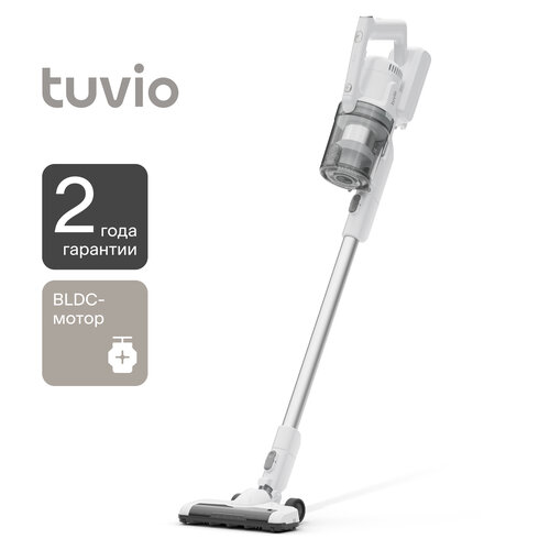 Вертикальный пылесос беспроводной Tuvio TS02EBSW белый 850800₽