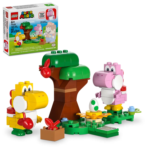 LEGO Super Mario 71428 Yoshis' Egg-cellent Forest Expansion Set, 107 дет.