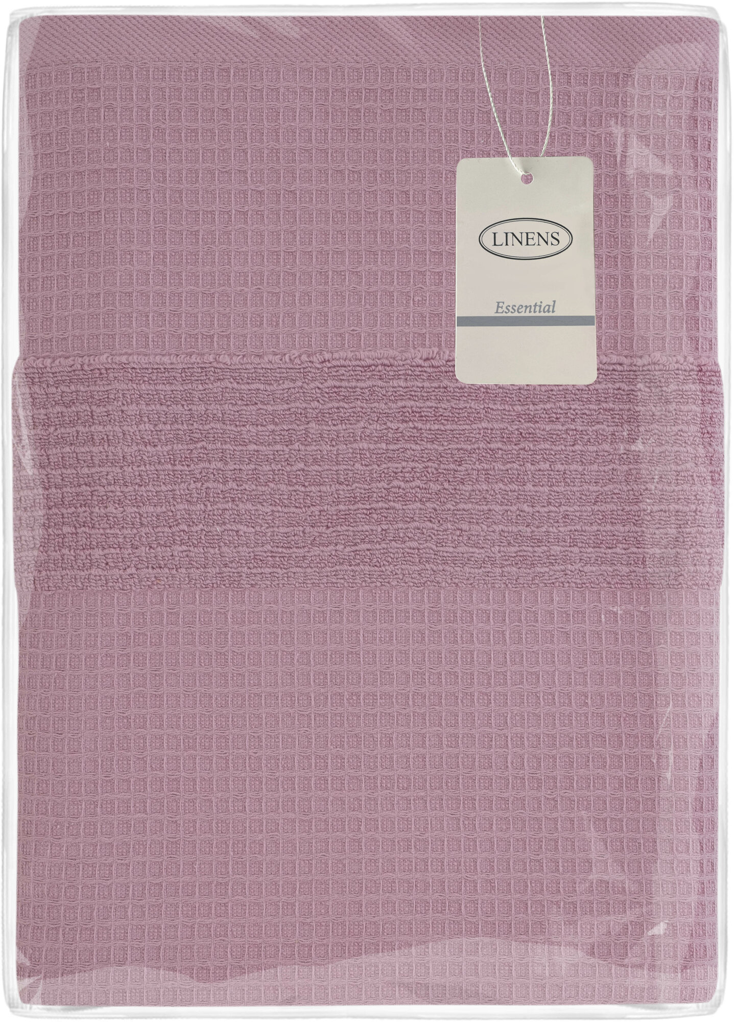 Полотенце LINENS WAFFLE/махровое/70х140/400 г/м2 PEMBE, розовый - фотография № 4