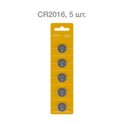 COMMO Battery CR2016 5 Pack