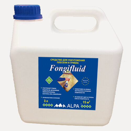 Изображение товара Пропитка декоративная для защиты древесины Alpa Fongifluid 3 л