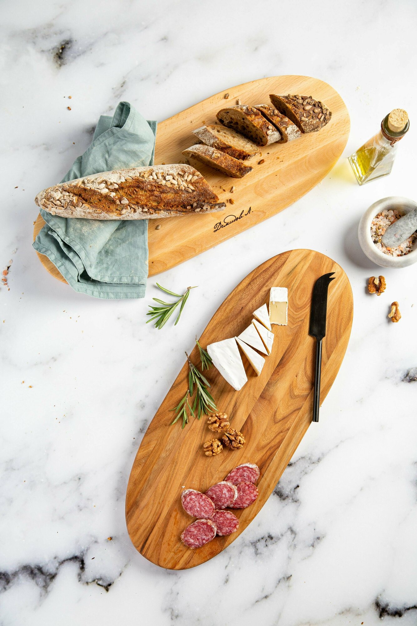 Разделочная доска Эллипс, 45*17,8*2 (см) ДУБ — фото 1