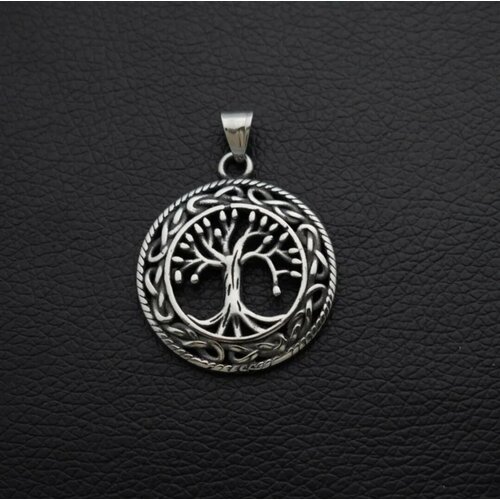 фото Славянский оберег, колье подвеска кулон амулет жетон оберег, белый, серебряный reniva