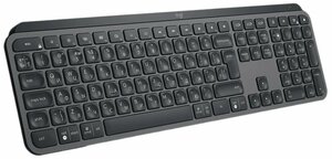 Игровая беспроводная клавиатура Logitech MX Keys графит, английская, 1 шт.