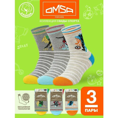 Носки Omsa размер 35-38 (20-22), серый носки omsa размер 35 38 20 22 бежевый