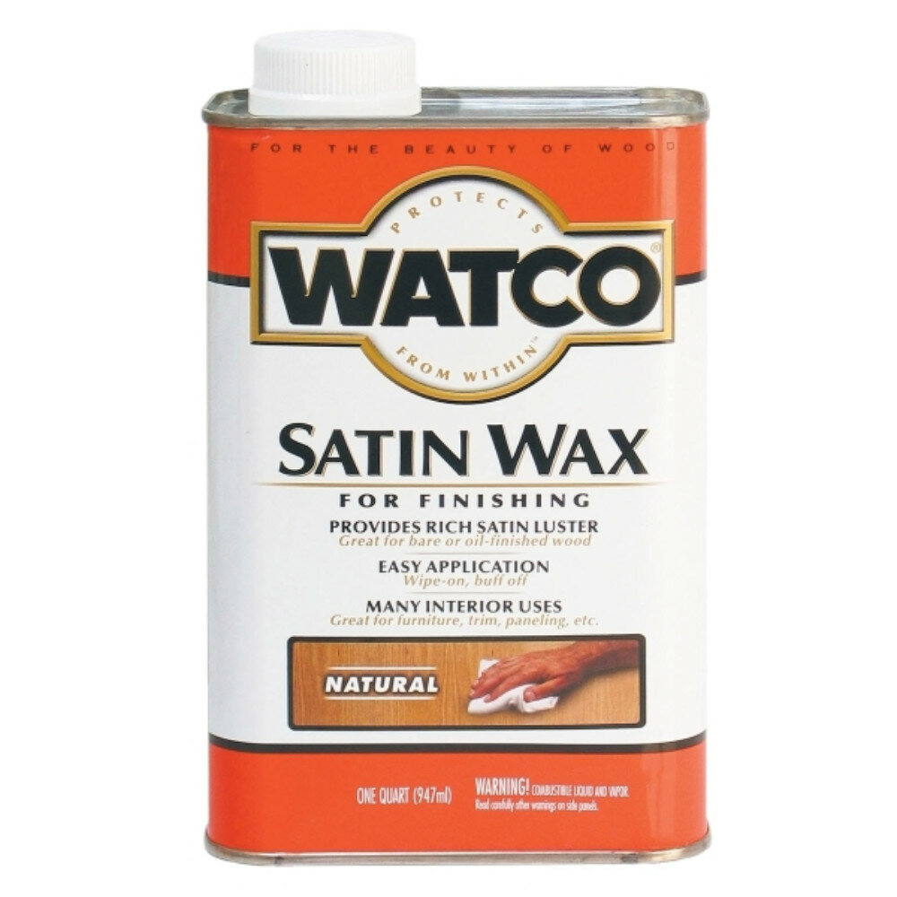 Воск Watco Satin Finishing Wax для деревянных поверхностей (Qts 0946 л.)