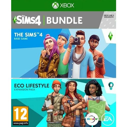 Игра на диске The Sims 4 +The Sims 4 Eco Lifestyle( Русская Версия, Xbox One, Xbox Series X)