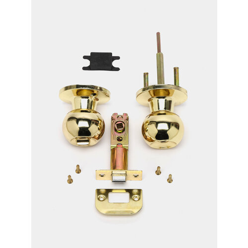 Ручка защелка Ajax универсальная стальная для межкомнатных дверей с фиксатором 1699₽