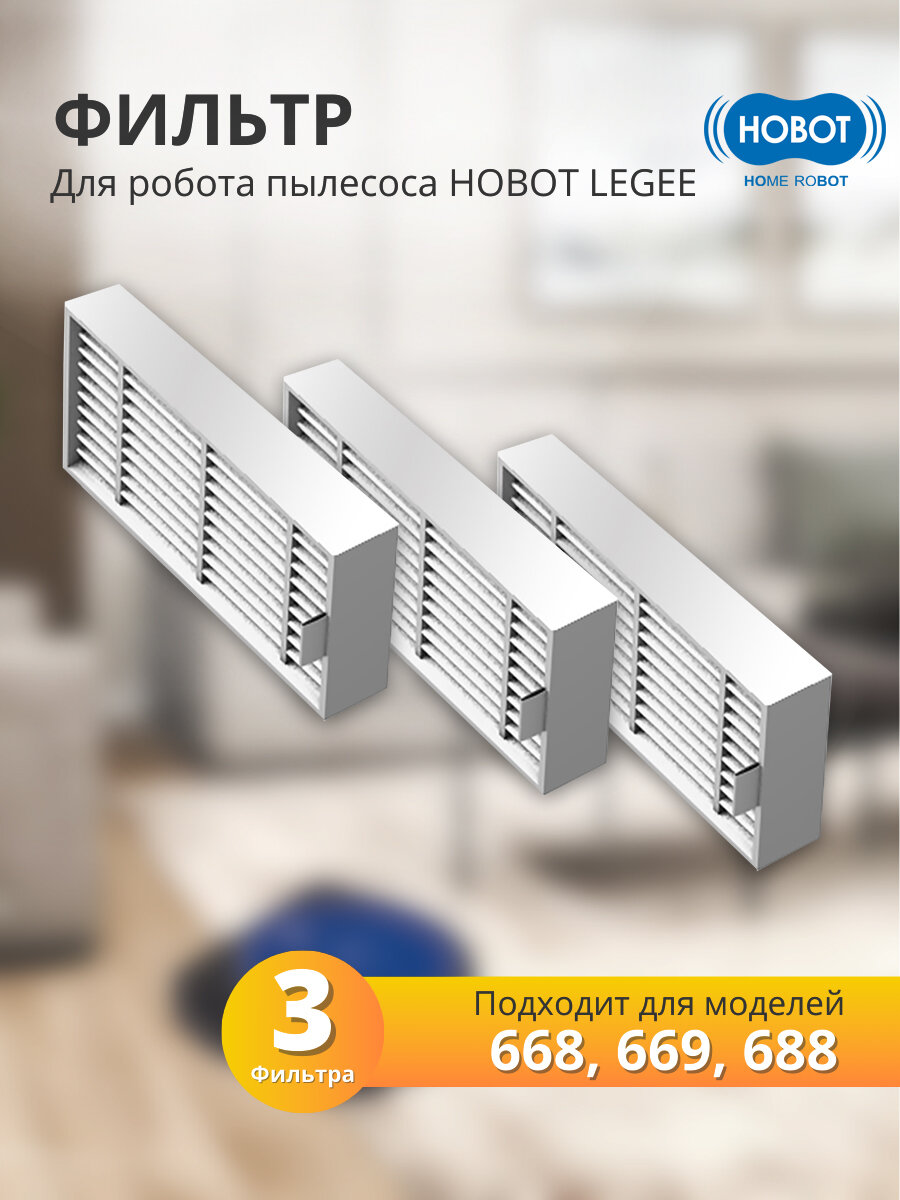 Набор фильтров Hobot LG668A08 (3фильт.) - фото №1