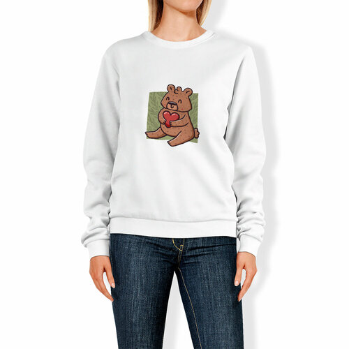 Свитшот ROLY, размер S, белый