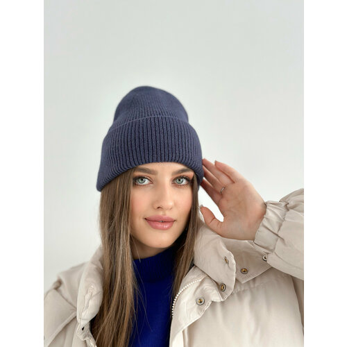 фото Шапка stigler, размер 56-58, синий