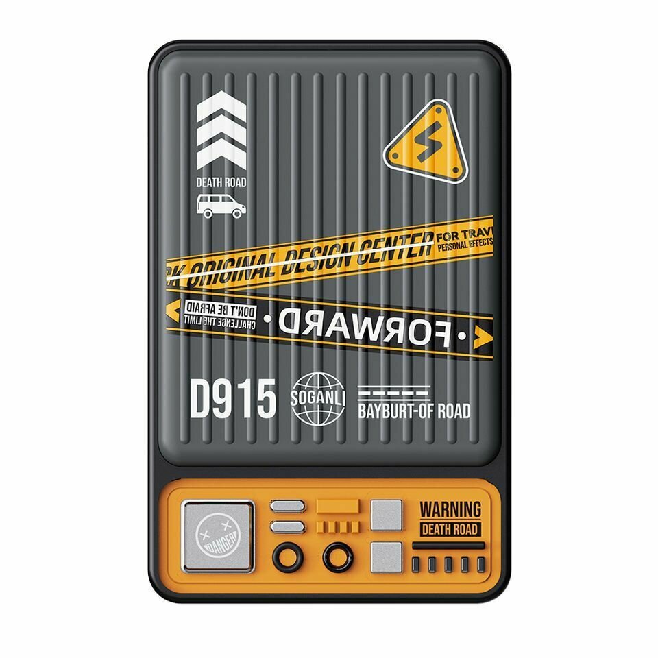 Внешний аккумулятор ROCK Travel Series P90 20W Travel Series Magnetic Wireless Powerbank 10000mAh черный