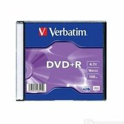 Диск DVD+R Verbatim slim