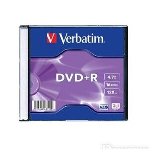 Диск DVD+R Verbatim slim