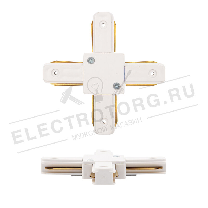 соеденитель rexant 612-007 белый для однофазного шинопровода - фото №2