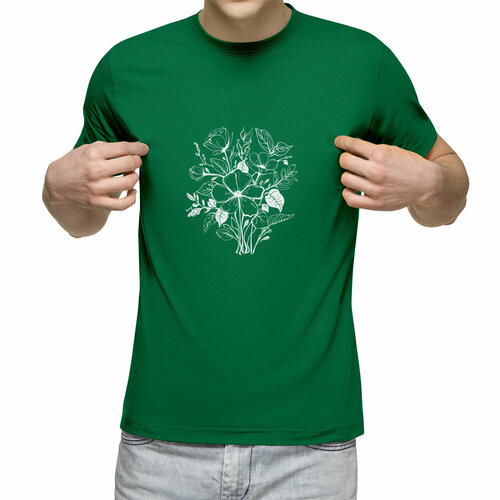 Футболка Us Basic, размер S, зеленый мужская футболка ласточка графика s зеленый