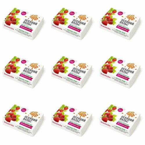 Осенний вальс Мыло туалетное Земляника 75гр 9штук 678₽