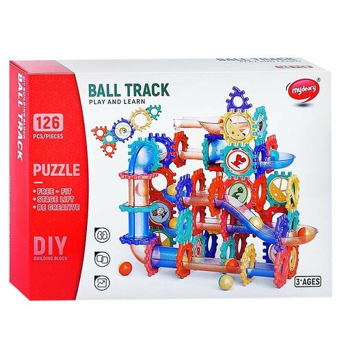 конструктор oubaoloon ball track 126 деталей от 3 лет gy555 67 Конструктор Oubaoloon Ball Track, 126 деталей, от 3 лет (GY555-67)